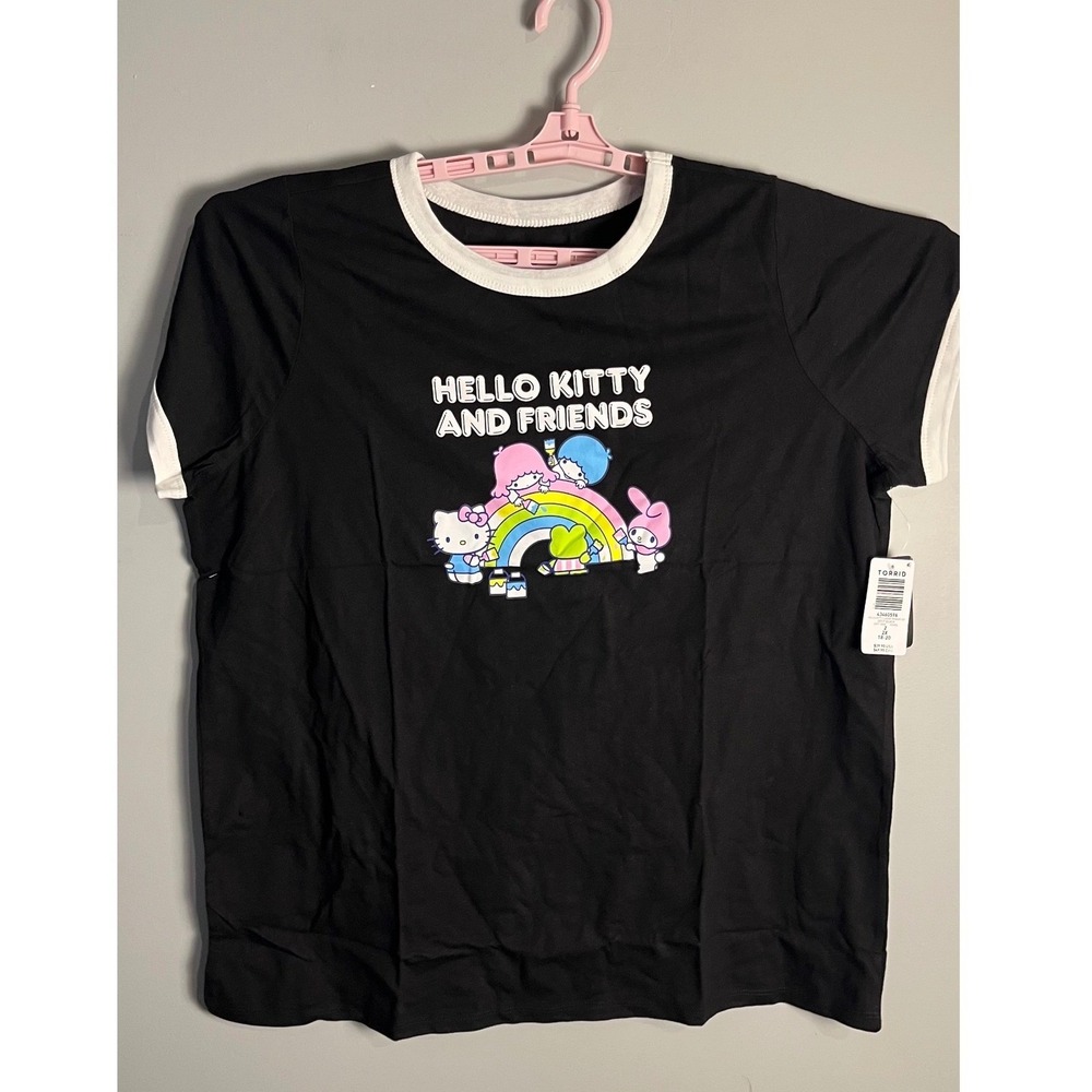 NWT Torrid Hello Kitty Ringer Tee 3X - Picture 7 of 9